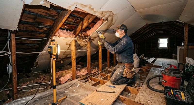 Attic Water Damage Repair in Denver, CO