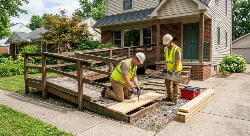 Wood Ramp Repair in Conroe, TX